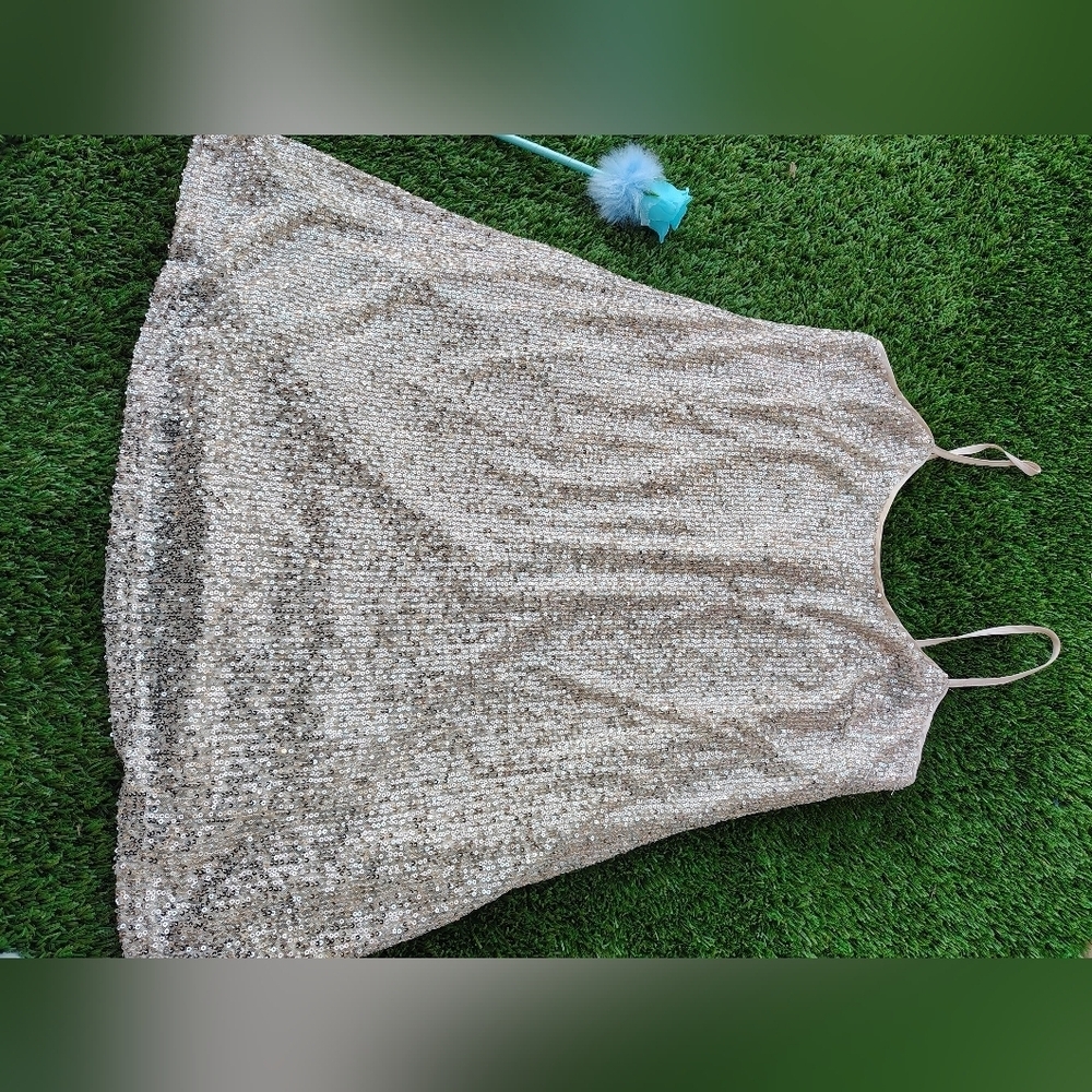 Lulu's Elegant Cream Dress